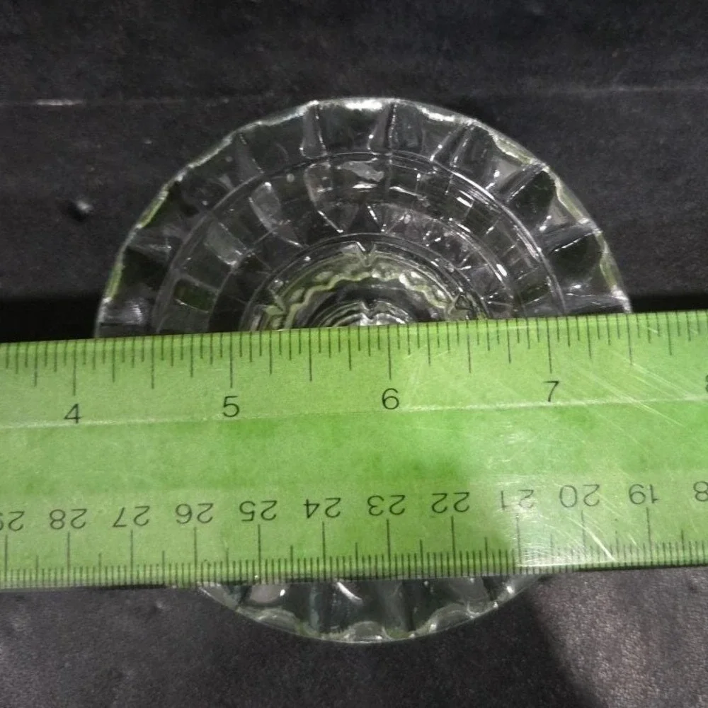 KIG Vintage Heavy Glass Votive Candle Holder, Taper Candle Holder, Home‎ Decor